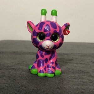 Ty Beanie Mini Boo Gilbert the Giraffe Figure (Glitter Eyes)